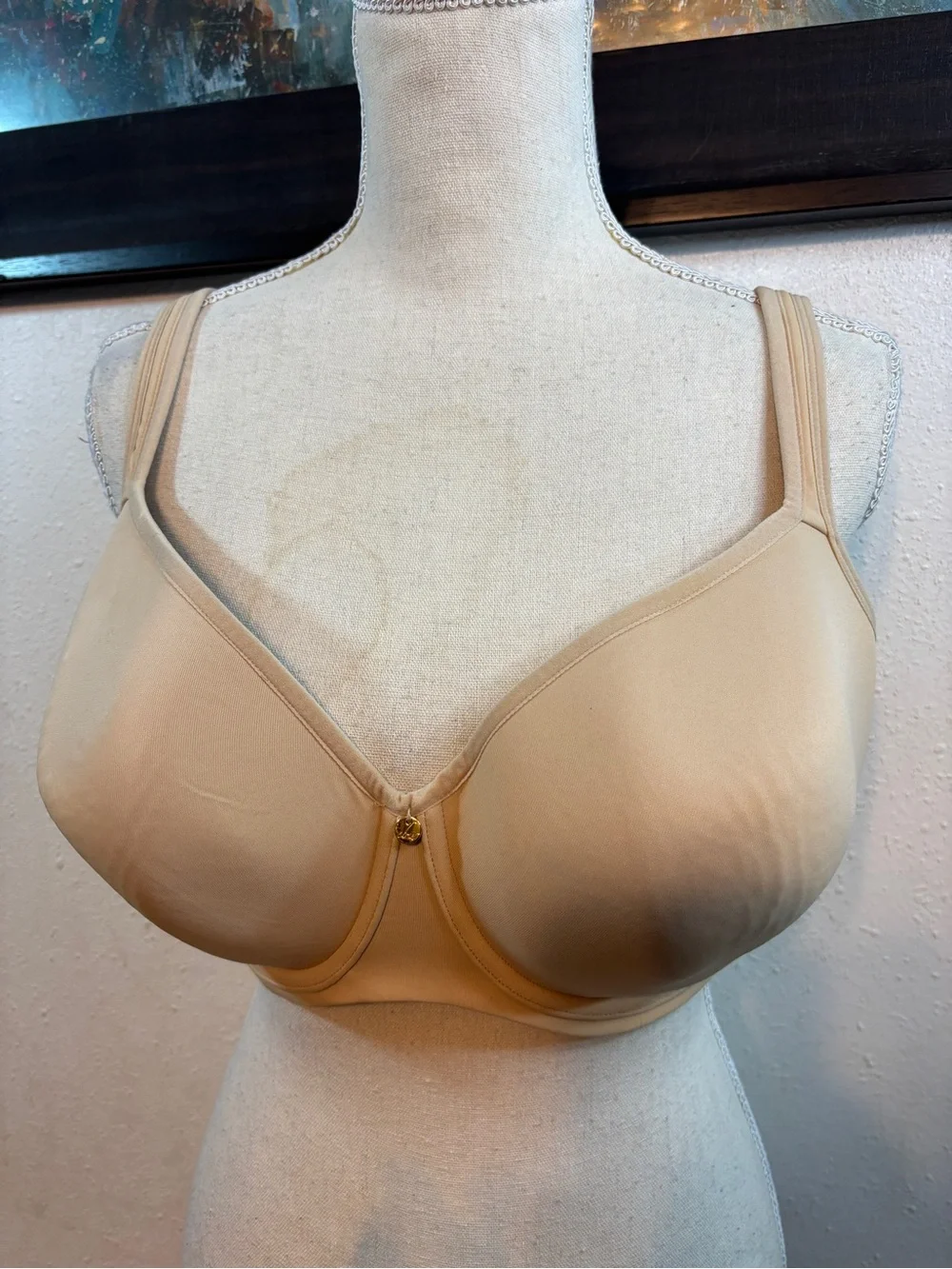Smooth Nude Wireless Comfort Bra with Full Coverage